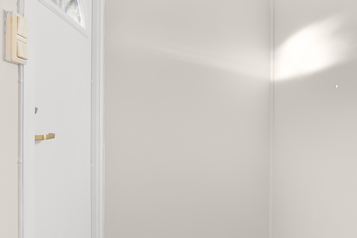 Empty bedroom in a new listing